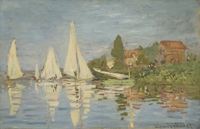 Regatten in Argenteuil von Claude Monet